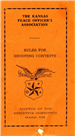 Dewey's book cover of the KPOA Shooting Rules for 1936